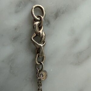 Pandora Chunky Silver Link Bracelet with Signature Tag